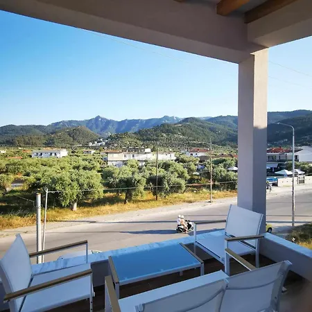 Luxury Villa Anna Marittima Limenas  Dış mekan fotoğraf