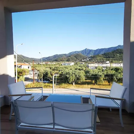 Luxury Villa Anna Marittima Limenas  Dış mekan fotoğraf